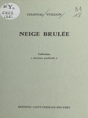 cover image of Neige brûlée